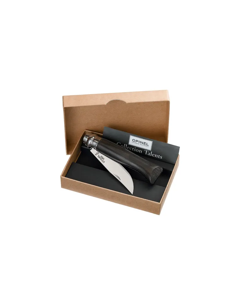 NAVAJA OPINEL Nº8 EBANO ESTUCHE LUJO