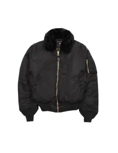 CAZADORA B-15 VINTAGE ALPHA NEGRA