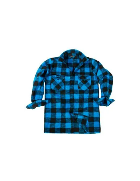 CAMISA CUADROS AZUL/NEGRO S