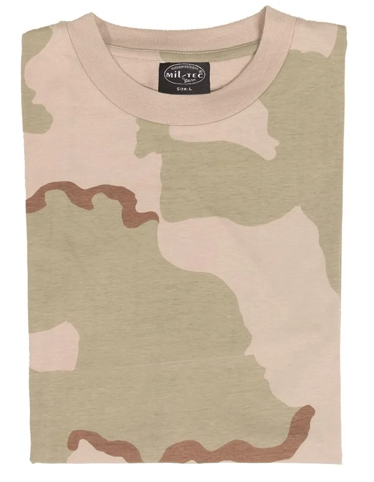 CAMISETA CAMO TRICOLOR DESERT