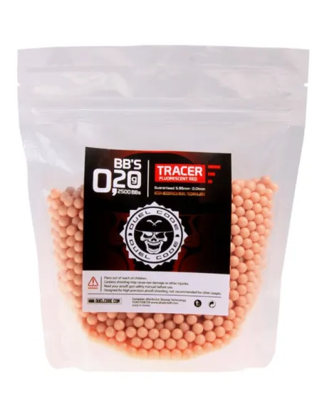 BOLAS DUEL CODE TRACER ROJAS 0,20g 2500rds