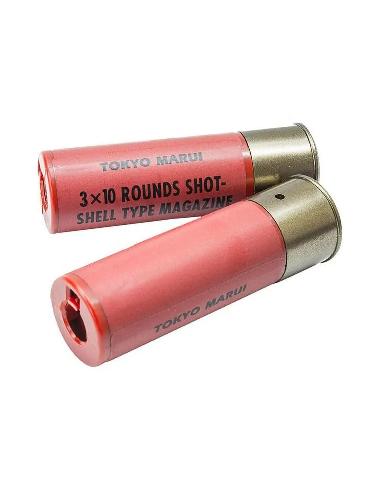 KIT 2 CARTUCHOS MARUI M870 ROJOS