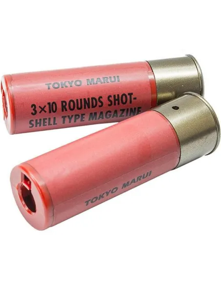 KIT 2 CARTUCHOS MARUI M870 ROJOS