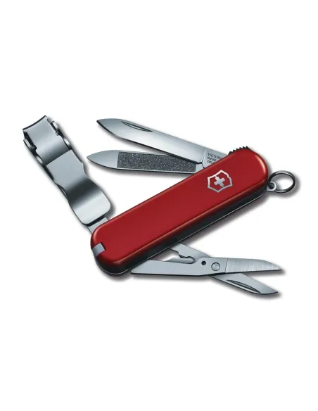 VICTORINOX NAIL CLIP 580 ROJA  8 USOS 65mm