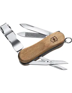 VICTORINOX NAIL CLIP 580 MADERA  6 USOS 65mm