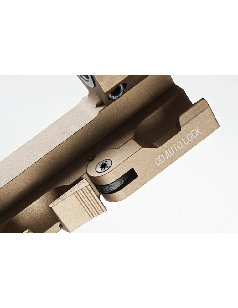 BASE OPTICA CON ANILLAS 25/30mm QD TAN