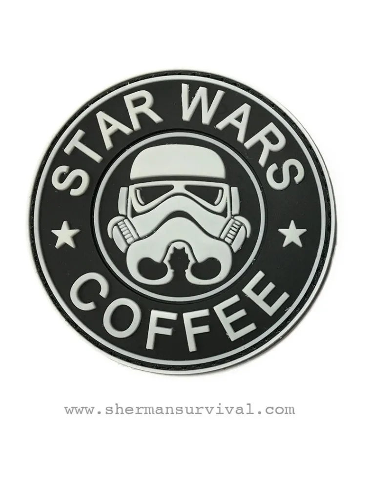 PARCHE PVC STAR WARS COFFEE BLANCO G-002-043-WHITE