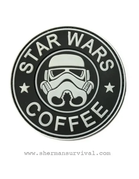 PARCHE PVC STAR WARS COFFEE BLANCO G-002-043-WHITE