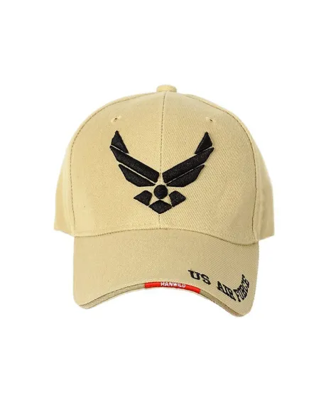GORRA BASEBALL AIR FORCE TAN