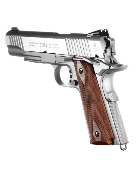 CYBERGUN COLT 1911 RAIL FULL METAL CROMADO CO2 AIRSOFT