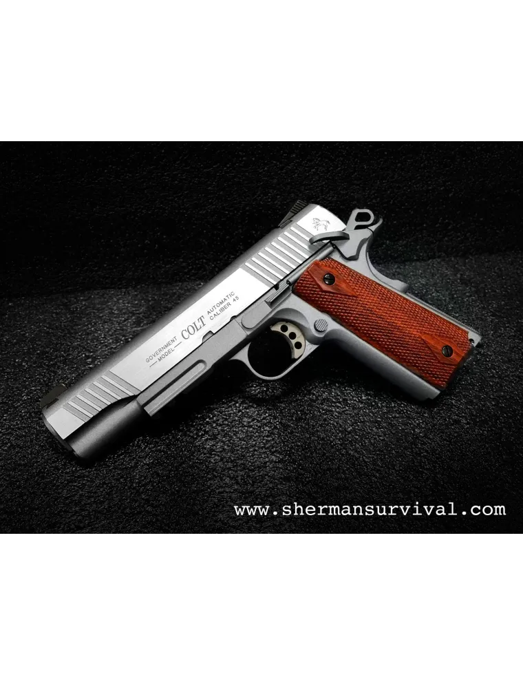 CYBERGUN COLT 1911 RAIL FULL METAL CROMADO CO2 AIRSOFT