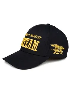 GORRA BASEBALL SEAL TEAM NEGRA