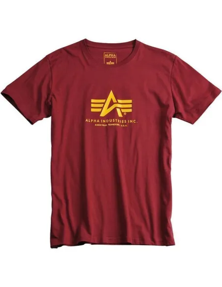 CAMISETA ALPHA BURDEOS