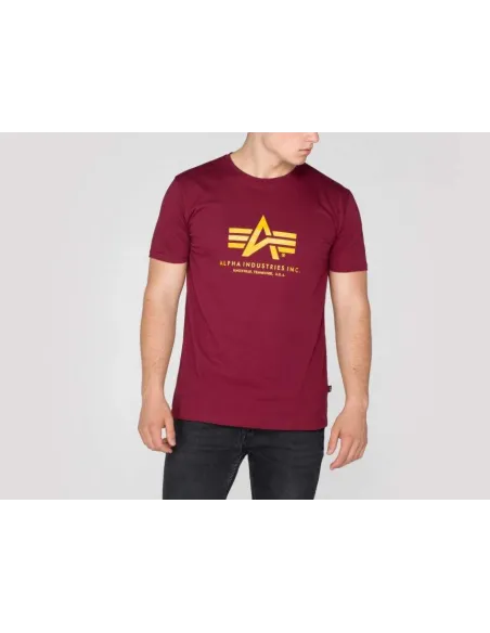 CAMISETA ALPHA BURDEOS