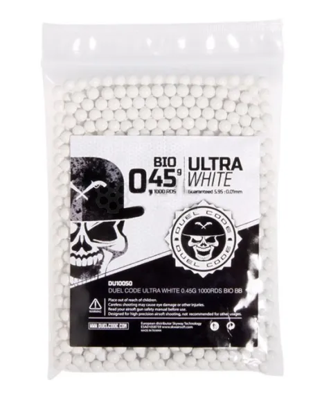 BOLAS BIO DUEL CODE 0,45g 1000bbs ULTRA WHITE