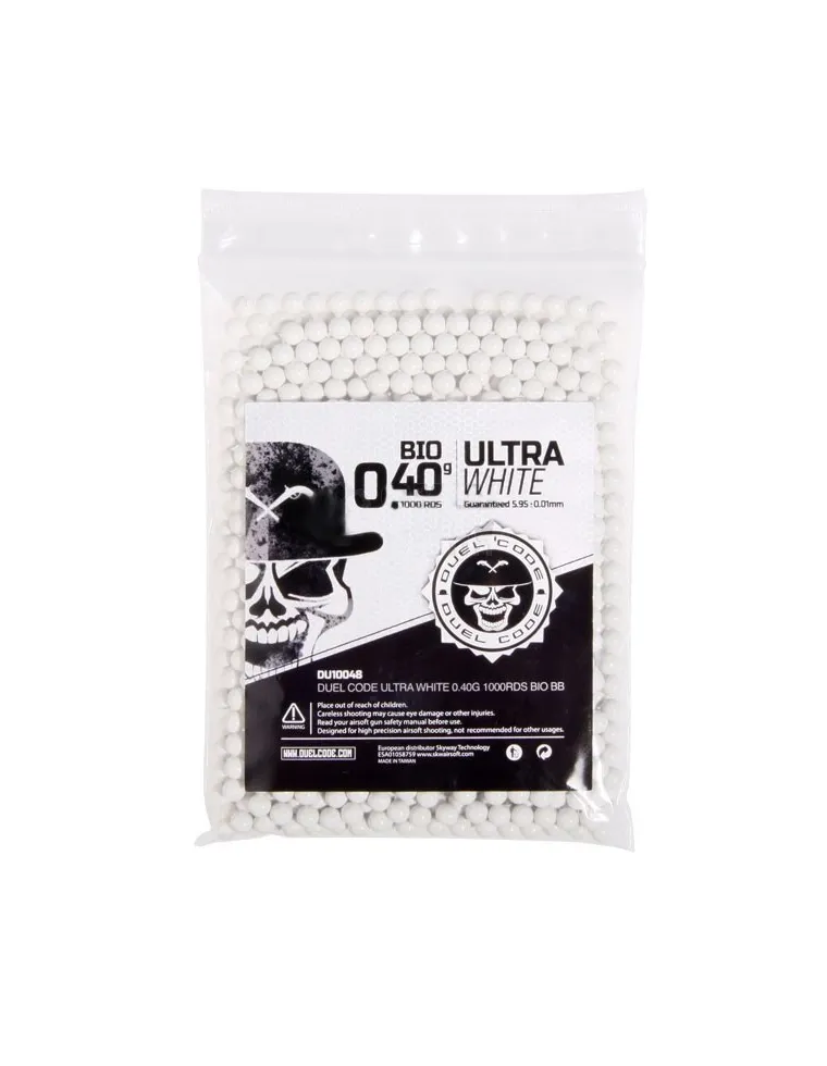 BOLAS BIO DUEL CODE 0,40g 1000bbs ULTRA WHITE
