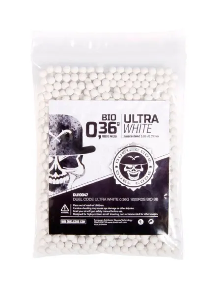 BOLAS BIO DUEL CODE 0,36g 1000bbs ULTRA WHITE
