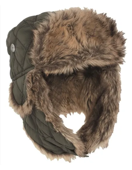 GORRO OREJERAS INVIERNO VERDE