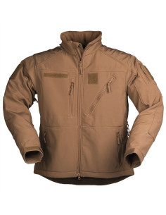 CHAQUETA SOFTSHELL SCU DARK COYOTE