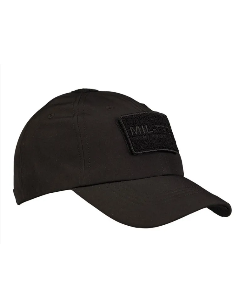 GORRA BASEBAL SOFTSHELL NEGRA