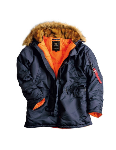 Parka Alpha Ind N3b Vf59 Azul