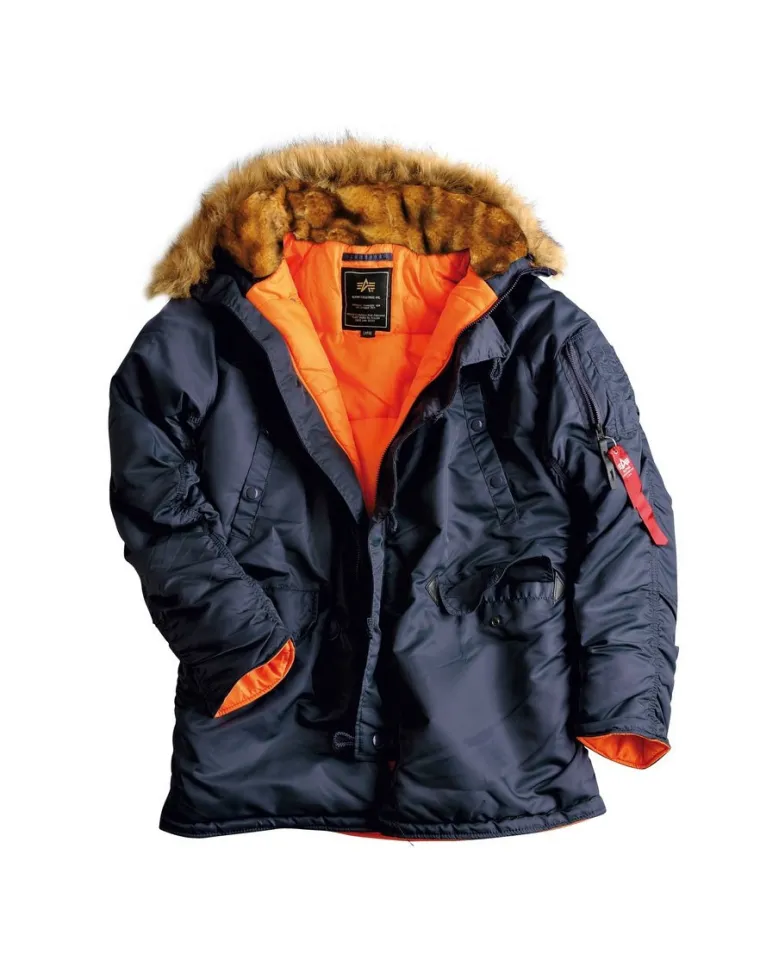 PARKA ALPHA IND. N3B VF59 AZUL