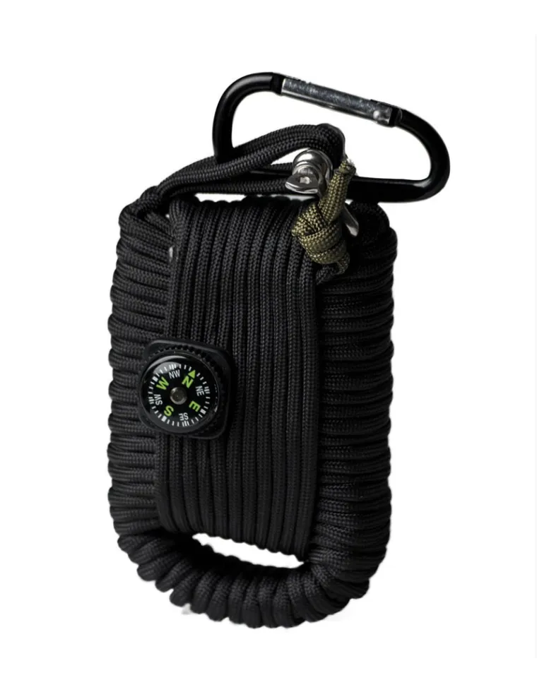 PARACORD SURVIVAL KIT LG NEGRO