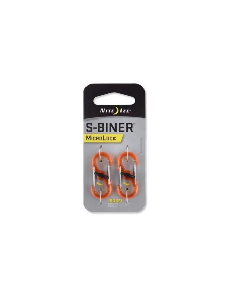 MOSQUETON SBINER MICROLOCK CON CIERRE