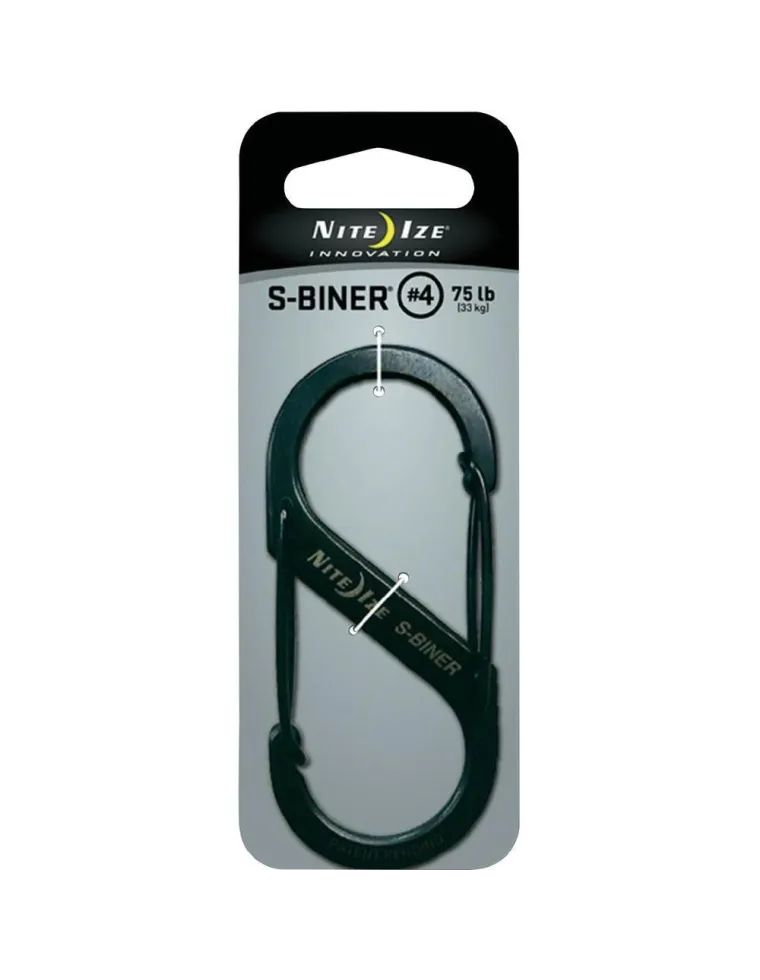 MOSQUETON METAL S-BINER 4 33kg