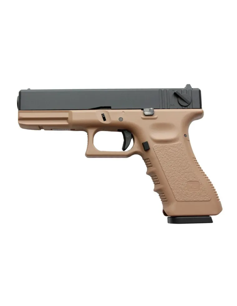 KJW GLOCK 18 KP-18 TAN GBB AIRSOFT