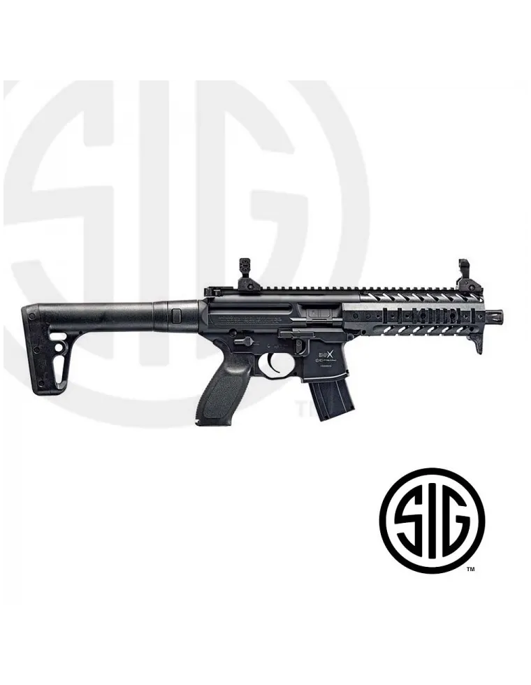 SUBFUSIL SIG SAUER MPX ASP NEGRO CO2 Cal. 4,5mm