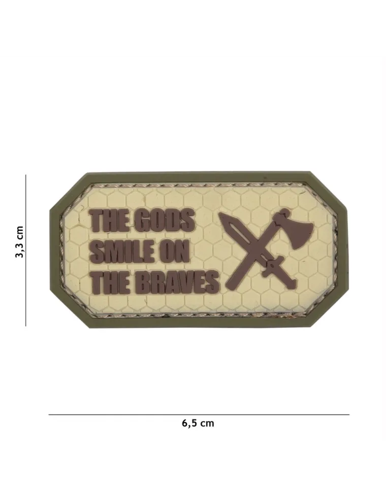 PARCHE PVC THE GODS SMILE ON THE BRAVES COYOTE