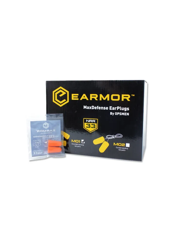 TAPONES OIDOS SILICONA EARMOR MAXDEFENSE M01