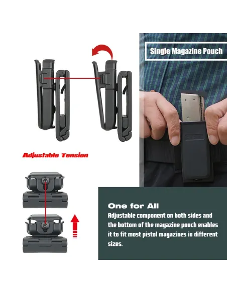 PORTACARGADOR PISTOLA UNIVERSAL CYTAC
