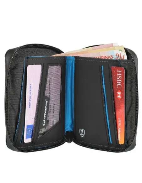 CARTERA CON MONEDERO LIFEVENTURE RFID GRIS
