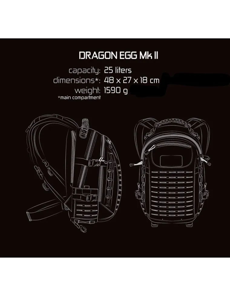 MOCHILA DIRECT ACTION DRAGON MKII ADAPTATIVE GREEN