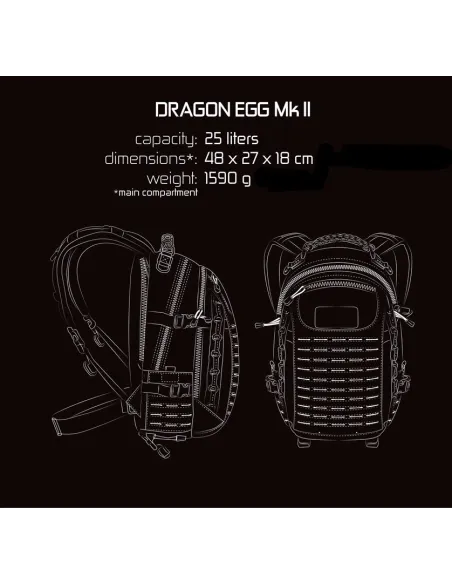 MOCHILA DIRECT ACTION DRAGON MKII ADAPTATIVE GREEN
