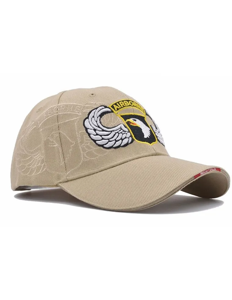 GORRA BEISBOL 101 AIRBORNE TAN