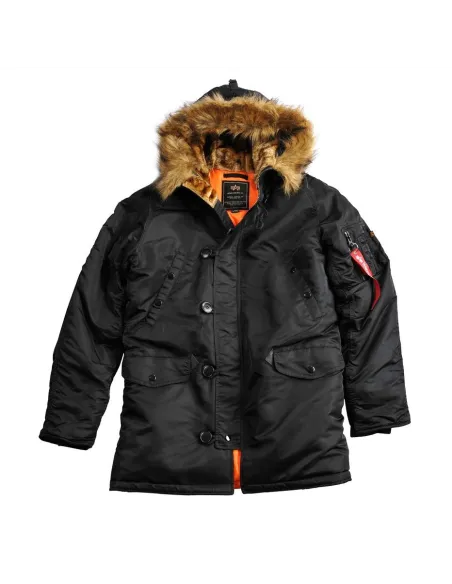 PARKA ALPHA IND. N3B VF59 NEGRA