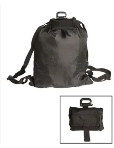 MOCHILA ROLL-UP NEGRA 2