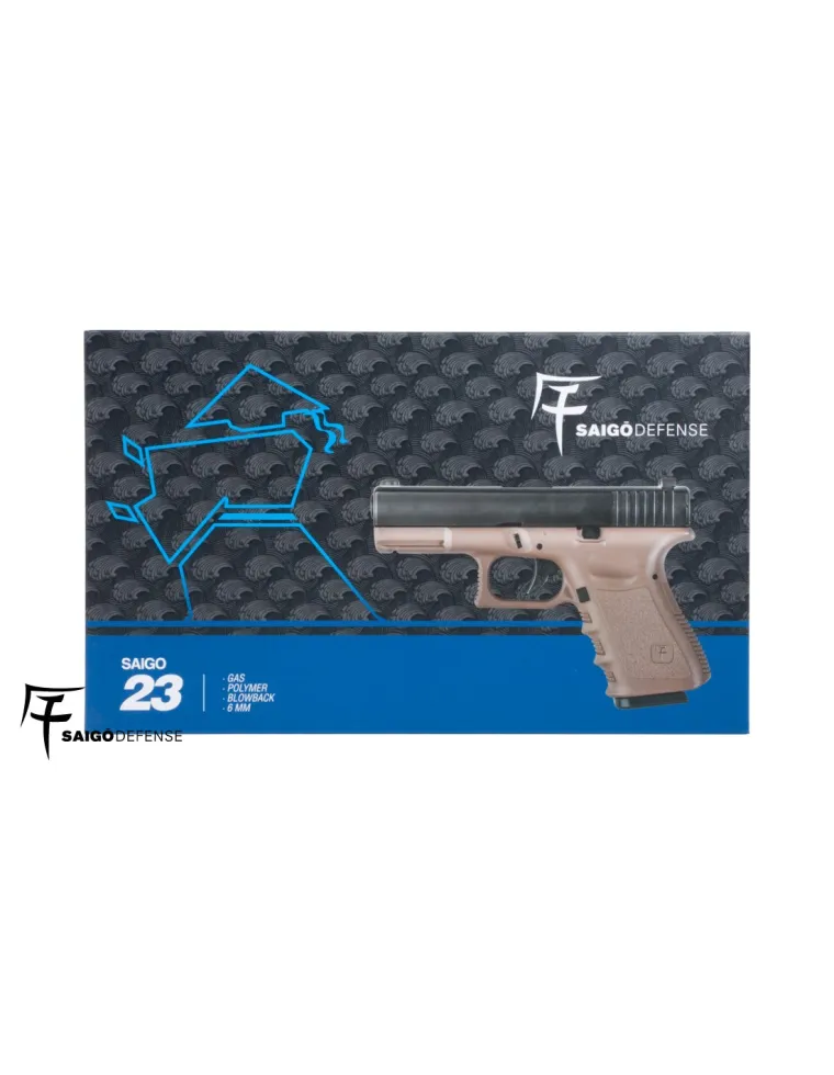 SAIGO MK4 GLOCK 23 TAN GBB AIRSOFT