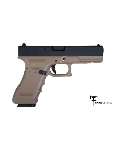 SAIGO MK1 GLOCK 17 TAN CO2 AIRSOFT