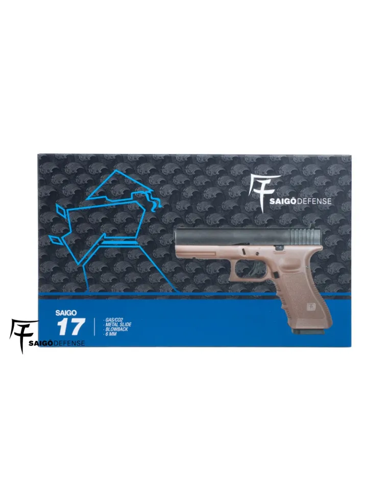 SAIGO MK1 GLOCK 17 TAN CO2 AIRSOFT