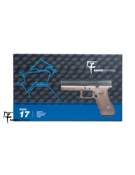 SAIGO MK1 GLOCK 17 TAN CO2 AIRSOFT