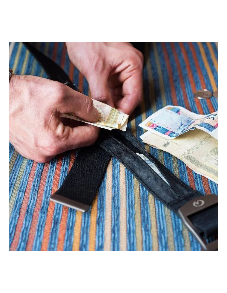 CINTURON MONEDERO LIFEVENTURE NEGRO