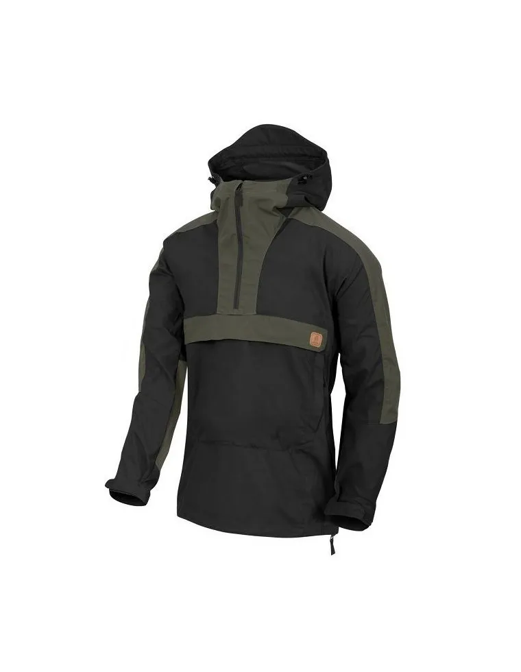 ANORAK HELIKON TEX WOODSMAN NEGRO/VERDE
