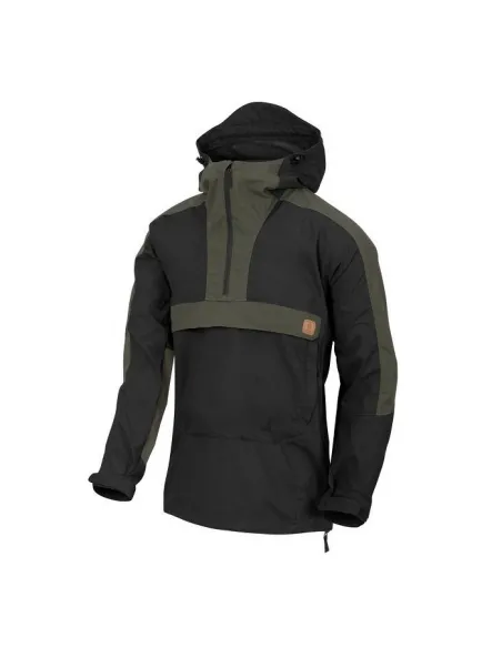 ANORAK HELIKON TEX WOODSMAN NEGRO/VERDE