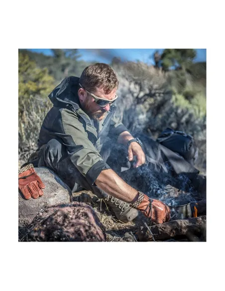 ANORAK HELIKON TEX   WOODSMAN NEGRO/VERDE