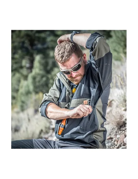 ANORAK HELIKON TEX   WOODSMAN NEGRO/VERDE