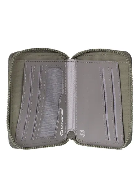 CARTERA CON MONEDERO LIFEVENTURE RFID VERDE